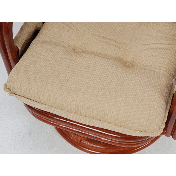 萩原 ギア回転座椅子　ハイタイプ ハイバック　ライトブラウン RZ-973-Hi-LBR 1台（ご注文単位1台）【直送品】