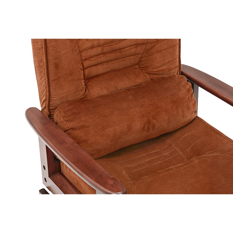 萩原 回転座椅子 ブラウン LZ-4742-BR 1台(ご注文単位1台)【直送品】