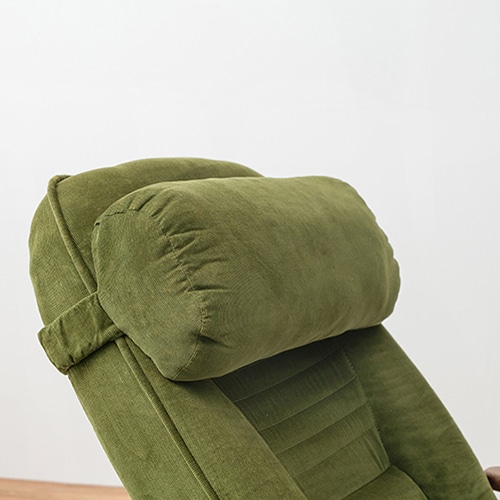 萩原 回転座椅子 グリーン LZ-4742-GR 1台（ご注文単位1台）【直送品】