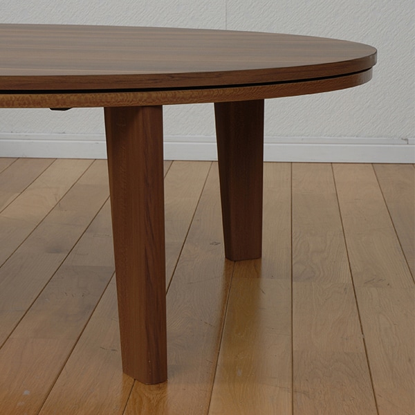 萩原 ベル 円形こたつ ブラウン アベルSE80丸BR 1台(ご注文単位1台)【直送品】