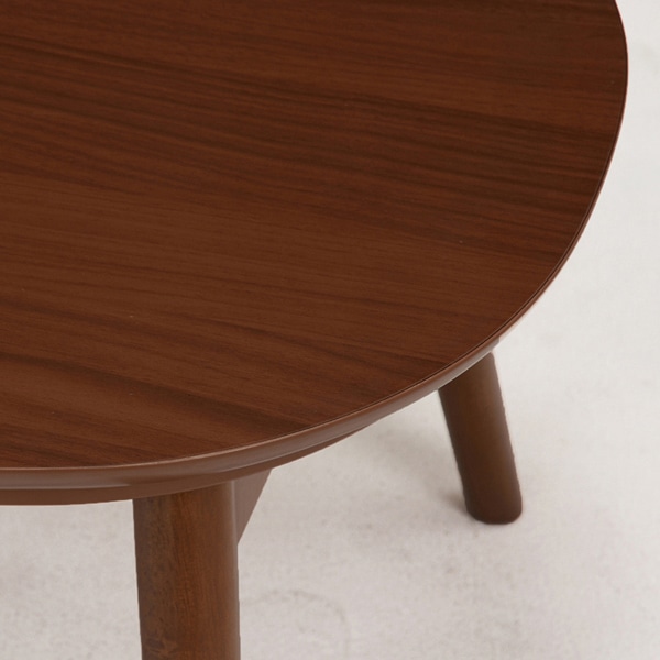 萩原 折りたたみ楕円形こたつ ブラウン カルミナ950WN 1台(ご注文単位1台)【直送品】