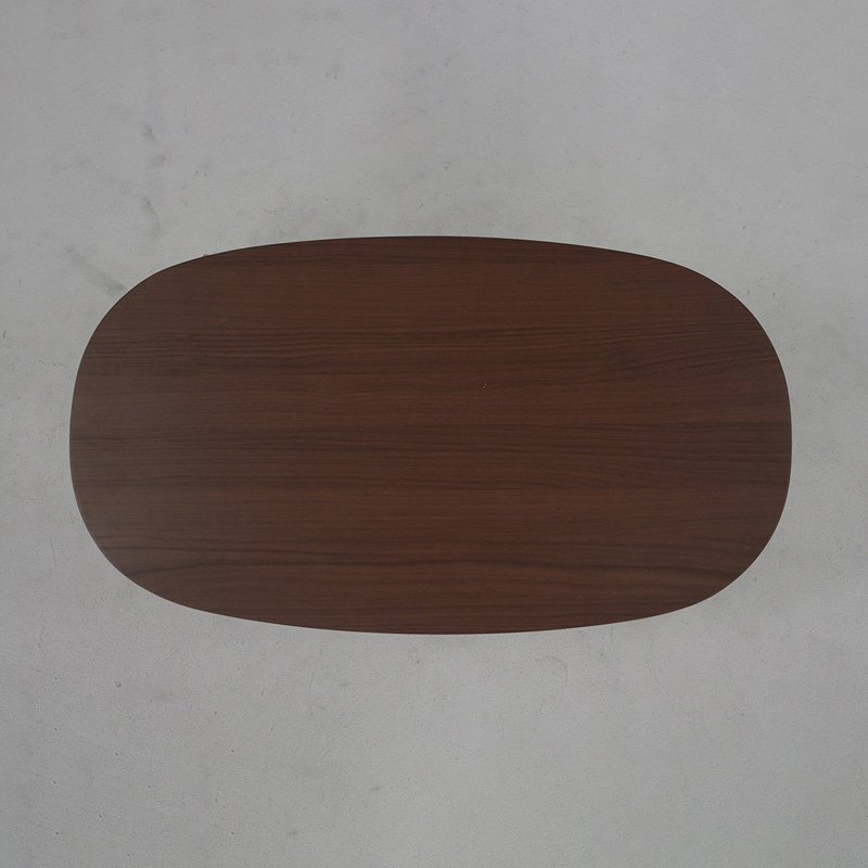 萩原 折りたたみ楕円形こたつ ブラウン カルミナ950WN 1台(ご注文単位1台)【直送品】