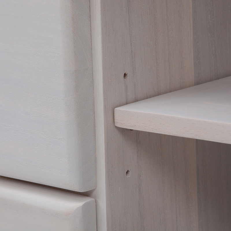 萩原 FAX台 幅96cm キャスター付 ナチュラル×ホワイト MFX-8209NW 1台(ご注文単位1台)【直送品】