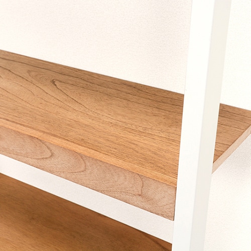 萩原 オープンラック 幅62cm 5段 ホワイト RCC-1771WH 1台(ご注文単位1台)【直送品】