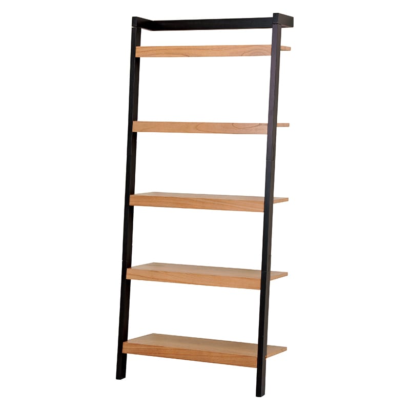 萩原 オープンラック 幅80cm 5段 ブラック RCC-1772BK 1台(ご注文単位1台)【直送品】