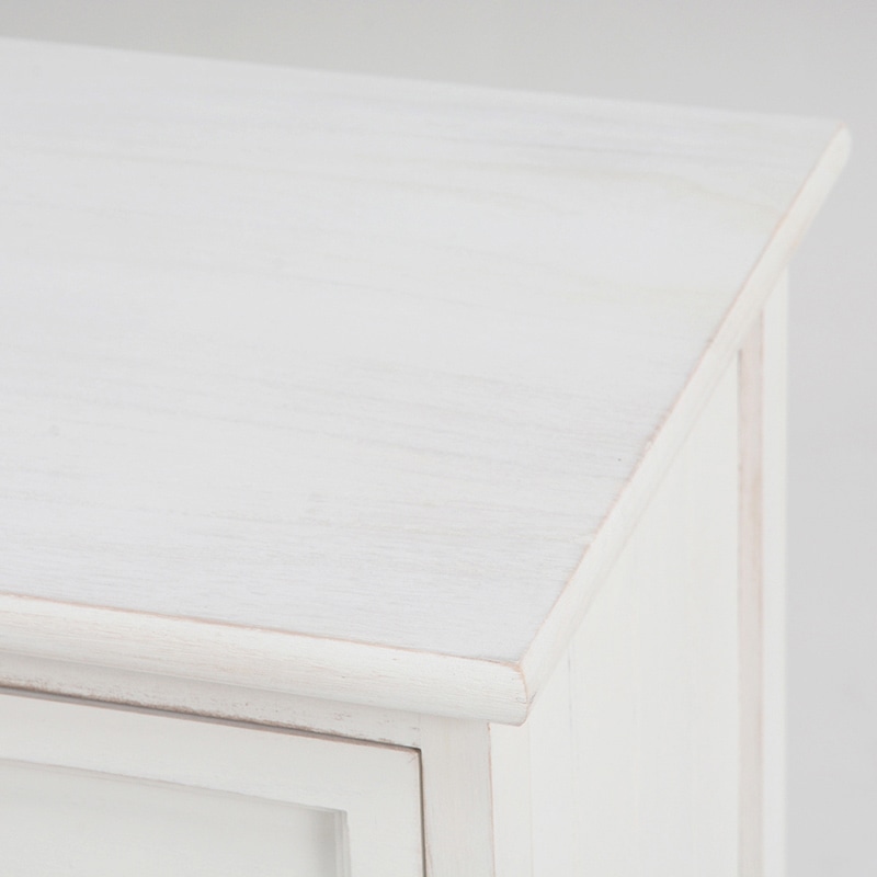 萩原 チェスト 5杯 アンティークホワイト MCH-5385AW 1台(ご注文単位1台)【直送品】