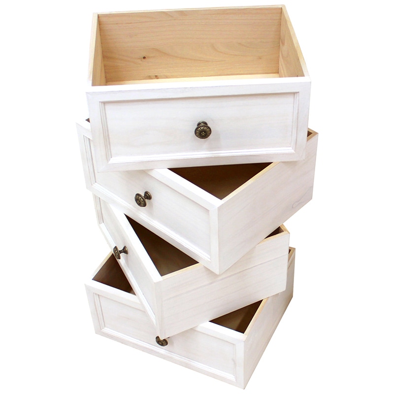 萩原 ワイドチェスト 6杯 アンティークホワイト MCH-5387AW 1台(ご注文単位1台)【直送品】