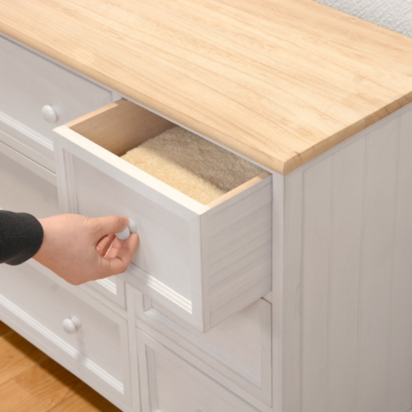 萩原 チェスト 幅25cm 4段 MCH-5281NAW 1台(ご注文単位1台)【直送品】