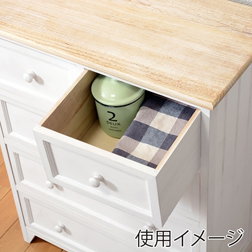 萩原 チェスト 幅25cm 4段 MCH-5281NAW 1台(ご注文単位1台)【直送品】