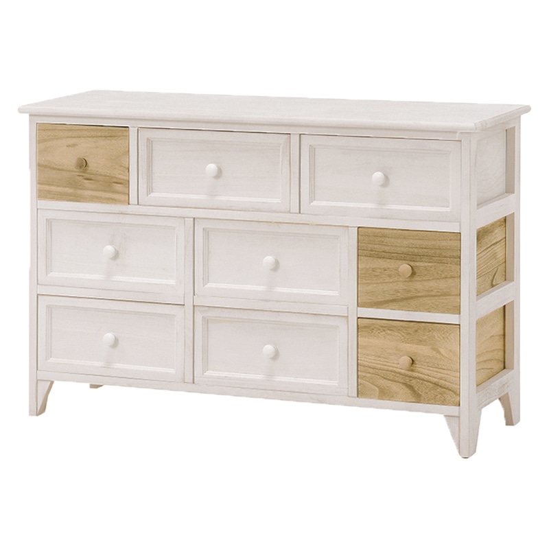 萩原 テレビ台 幅90cm アンティークホワイト 引出しタイプ MCH-5714AW 1台(ご注文単位1台)【直送品】