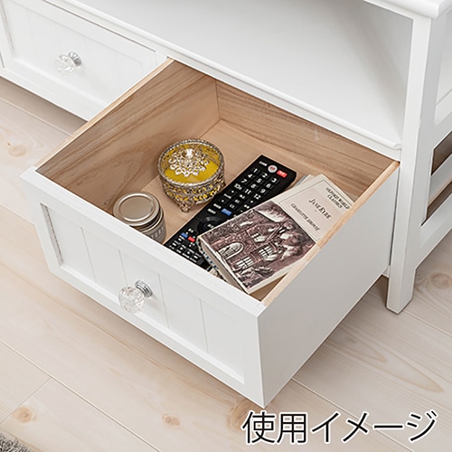 萩原 テレビ台 幅100cm ホワイト MTV-5507WH 1台(ご注文単位1台)【直送品】