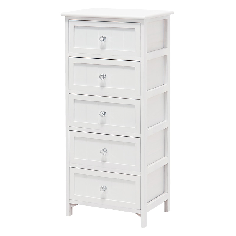 萩原 チェスト　幅41cm　5段  MCH-5705 1台（ご注文単位1台）【直送品】