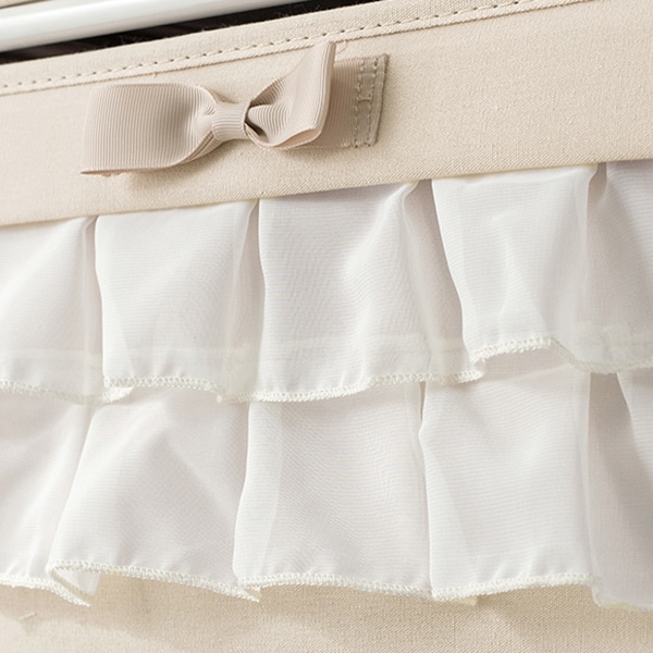 萩原 ハンガーラック 幅75cm 引出し2杯 カーテン付 ピンク KHR-3162PI 1台(ご注文単位1台)【直送品】