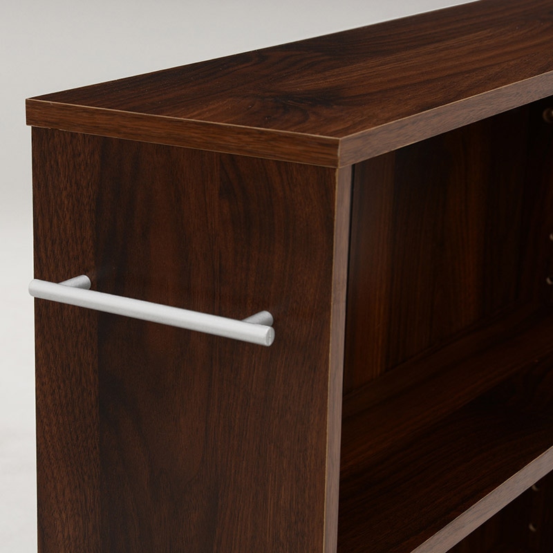 萩原 マガジンラック 幅55cm S ブラウン RCC-1021BR-S 1台(ご注文単位1台)【直送品】