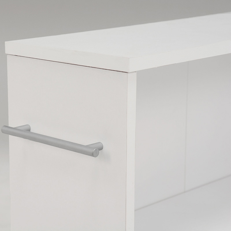 萩原 マガジンラック 幅55cm S ホワイト RCC-1021WH-S 1台(ご注文単位1台)【直送品】