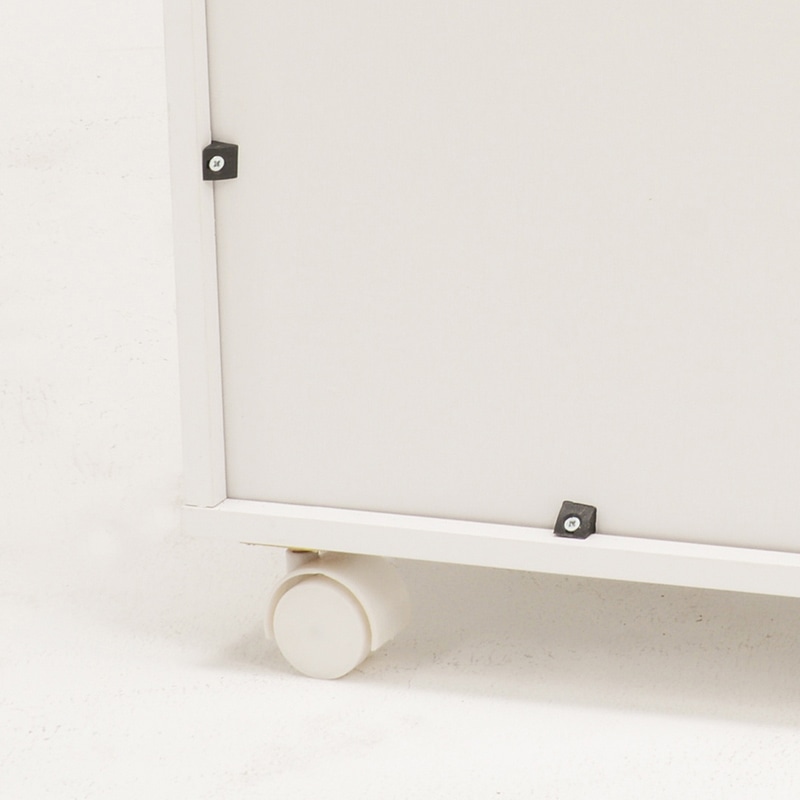 萩原 マガジンラック 幅55cm S ホワイト RCC-1021WH-S 1台(ご注文単位1台)【直送品】