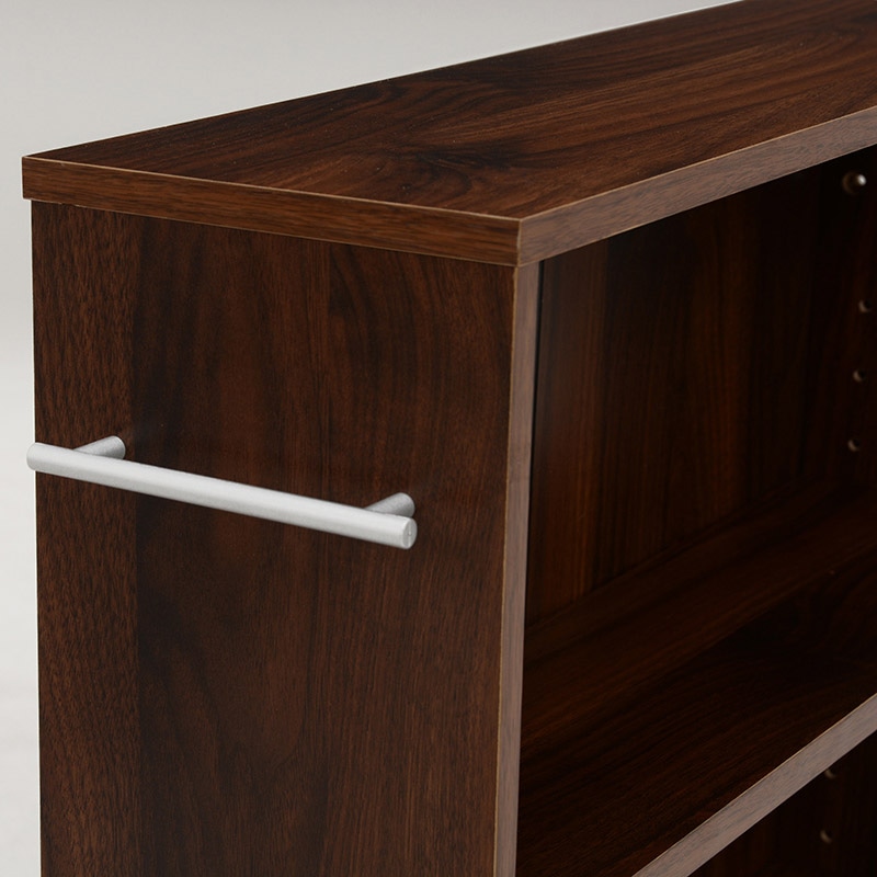 萩原 マガジンラック 幅55cm M ブラウン RCC-1021BR-M 1台(ご注文単位1台)【直送品】