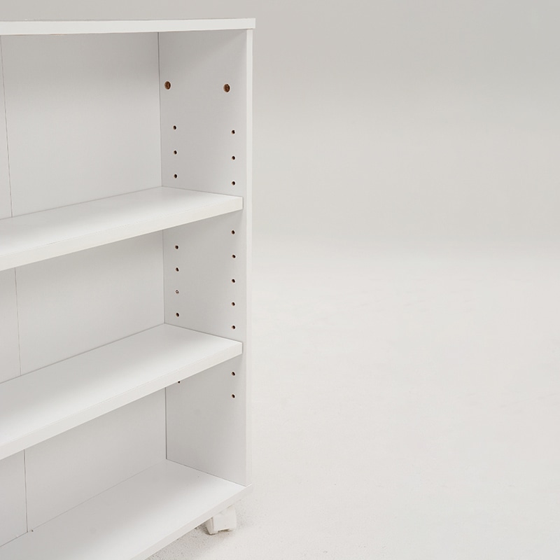 萩原 マガジンラック 幅55cm M ホワイト RCC-1021WH-M 1台(ご注文単位1台)【直送品】