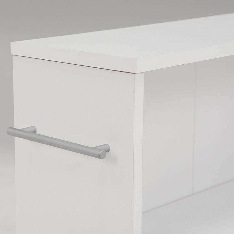 萩原 マガジンラック 幅55cm M ホワイト RCC-1021WH-M 1台(ご注文単位1台)【直送品】