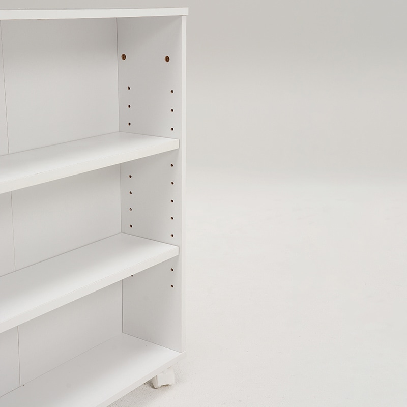 萩原 マガジンラック 幅55cm L ホワイト RCC-1021WH-L 1台(ご注文単位1台)【直送品】