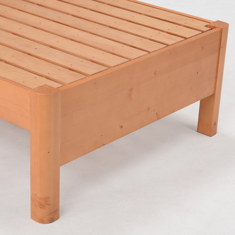 萩原 シングルベッド 棚・コンセント付 ナチュラル WB-7701S-NA 1台(ご注文単位1台)【直送品】