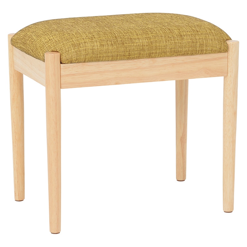 萩原 スツール ナチュラル×グリーン VH-7949GR 1台(ご注文単位1台)【直送品】