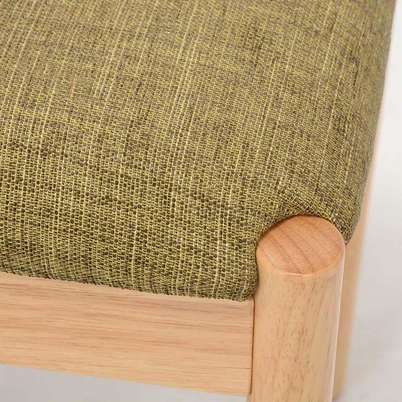 萩原 スツール ナチュラル×グリーン VH-7949GR 1台(ご注文単位1台)【直送品】