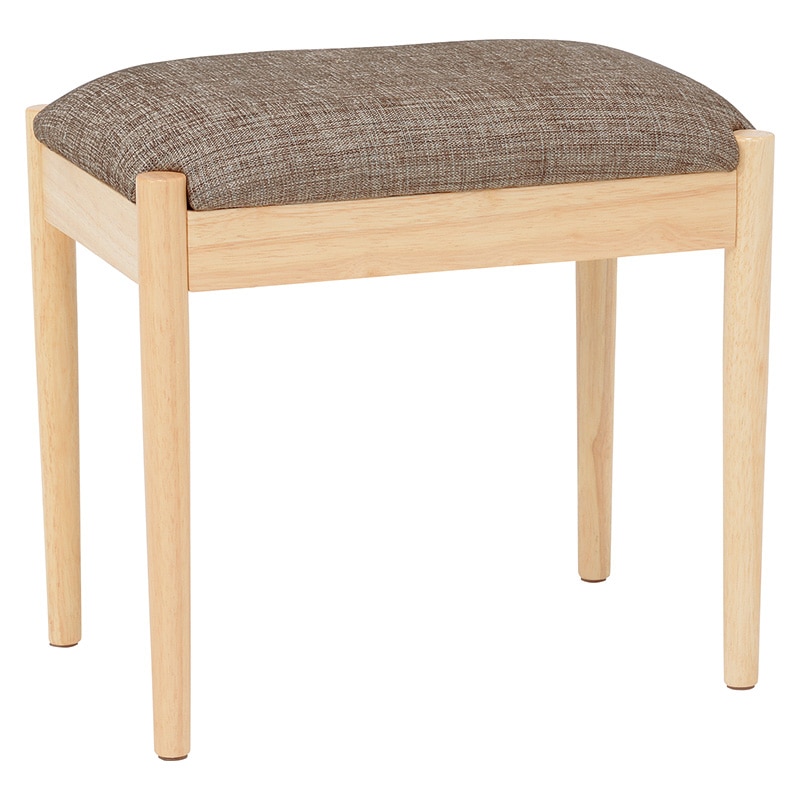 萩原 スツール ナチュラル×ベージュ VH-7949BE 1台(ご注文単位1台)【直送品】