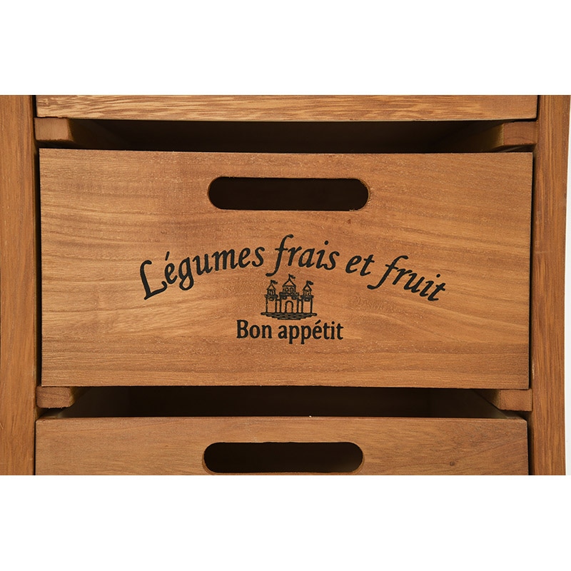 萩原 ストッカー ライトブラウン MUD-6734LBR 1台（ご注文単位1台）【直送品】