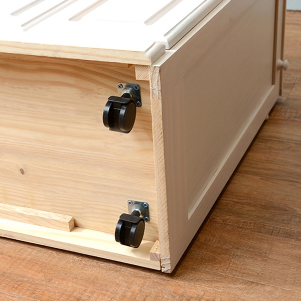 萩原 キッチンカウンター 幅47cm×高さ71cm ホワイトウォッシュ MUD-6520WS 1台(ご注文単位1台)【直送品】