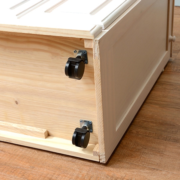 萩原 キッチンカウンター 幅69cm×高さ71cm ホワイトウォッシュ MUD-6521WS 1台(ご注文単位1台)【直送品】