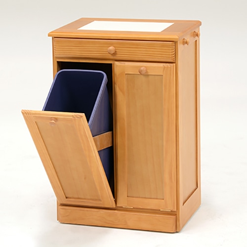 萩原 ダストボックス 15L×2 ナチュラル MUD-6720NA 1台(ご注文単位1台)【直送品】