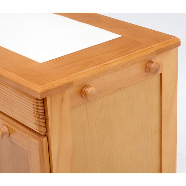 萩原 ダストボックス　25L×2 ナチュラル MUD-6722NA 1台（ご注文単位1台）【直送品】