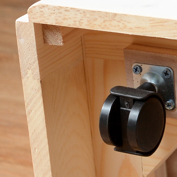 萩原 ダストボックス　25L×2 ナチュラル MUD-6722NA 1台（ご注文単位1台）【直送品】