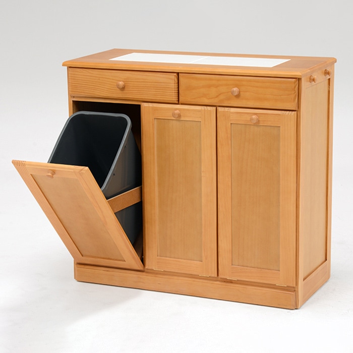 萩原 ダストボックス 25L×3 ナチュラル MUD-6723NA 1台(ご注文単位1台)【直送品】