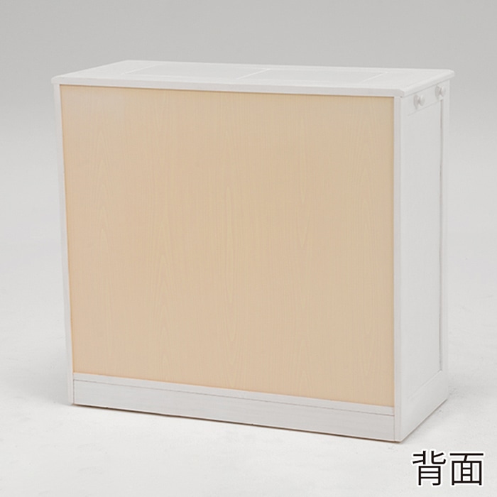 萩原 ダストボックス 25L×3 ホワイトウォッシュ MUD-6723WS 1台(ご注文単位1台)【直送品】