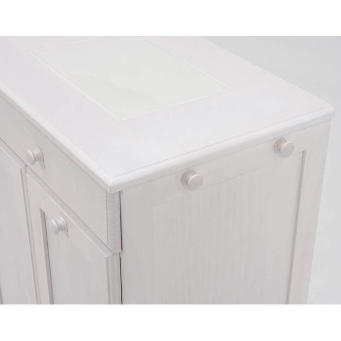 萩原 ダストボックス 25L×3 ホワイトウォッシュ MUD-6723WS 1台(ご注文単位1台)【直送品】