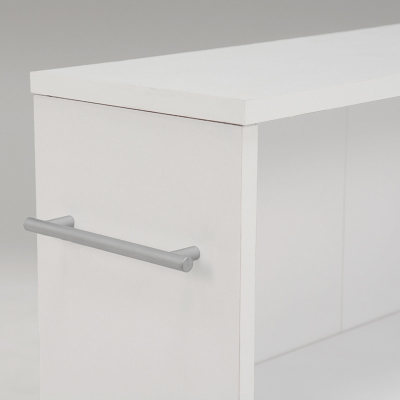 萩原 マガジンラック 幅55cm S ホワイト RCC-1023WH-S 1台(ご注文単位1台)【直送品】