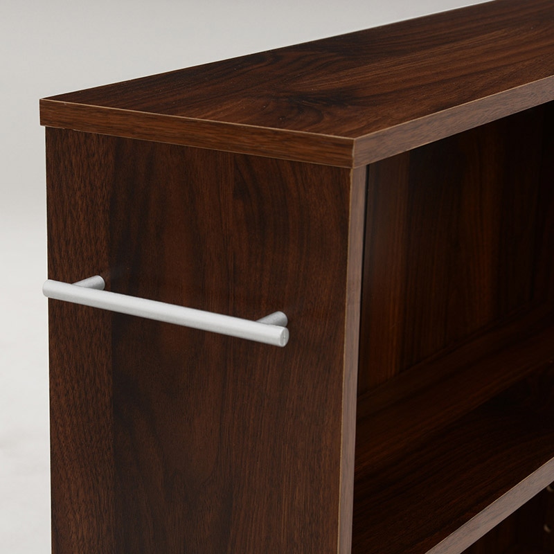 萩原 マガジンラック 幅55cm S ブラウン RCC-1023BR-S 1台(ご注文単位1台)【直送品】