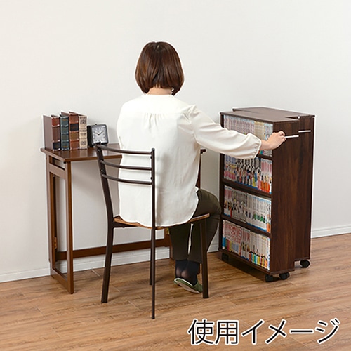 萩原 マガジンラック 幅55cm S ブラウン RCC-1023BR-S 1台(ご注文単位1台)【直送品】