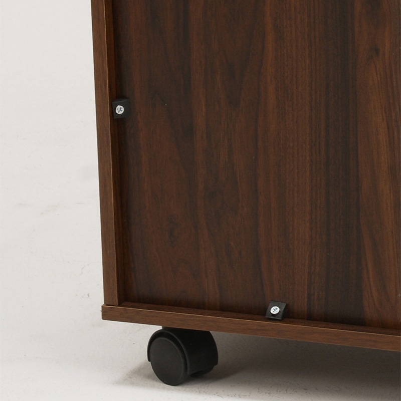 萩原 マガジンラック　幅55cm　M ブラウン RCC-1023BR-M 1台（ご注文単位1台）【直送品】