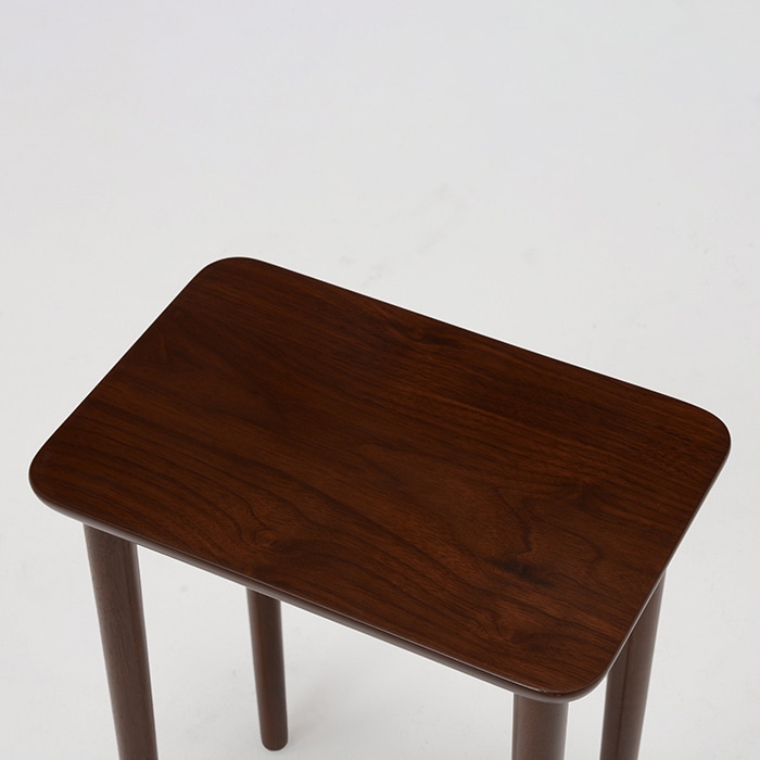 萩原 ネストテーブル 2個セット ウォールナット VT-7970WN 1台(ご注文単位1台)【直送品】