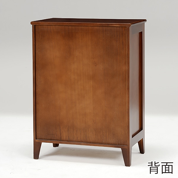 萩原 キャビネット　幅60cm ブラウン MCC-5187BR 1台（ご注文単位1台）【直送品】