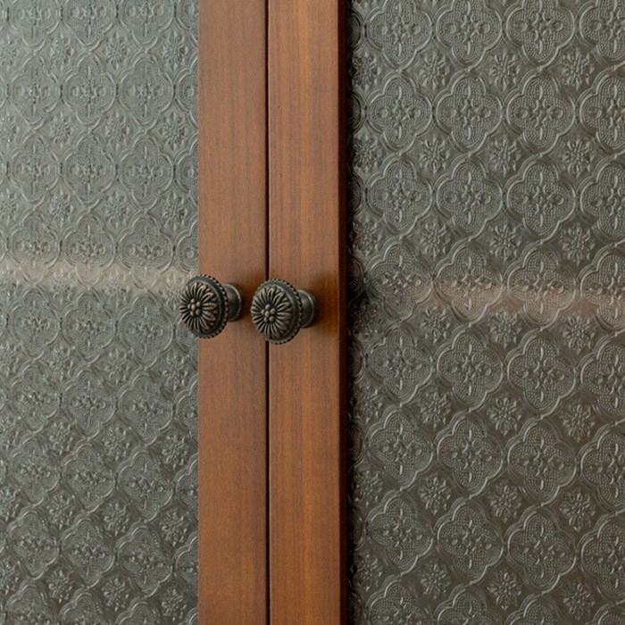 萩原 キャビネット　幅60cm ブラウン MCC-5187BR 1台（ご注文単位1台）【直送品】