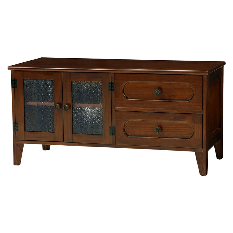 萩原 テレビ台 幅90cm 開き扉タイプ ブラウン MTV-5188BR 1台(ご注文単位1台)【直送品】