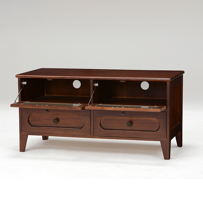 萩原 テレビ台　幅90cm　フラップ扉タイプ ブラウン MTV-5189BR 1台（ご注文単位1台）【直送品】