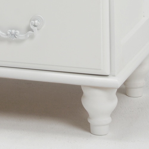 萩原 チェスト 5段6杯 幅60cm ホワイト MCH-5770WH 1台(ご注文単位1台)【直送品】