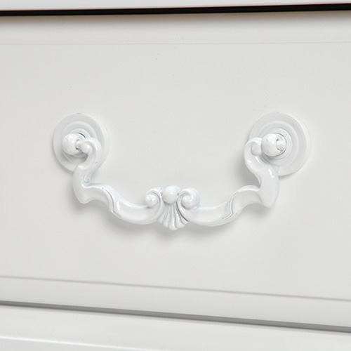 萩原 チェスト 5段6杯 幅60cm ホワイト MCH-5770WH 1台(ご注文単位1台)【直送品】