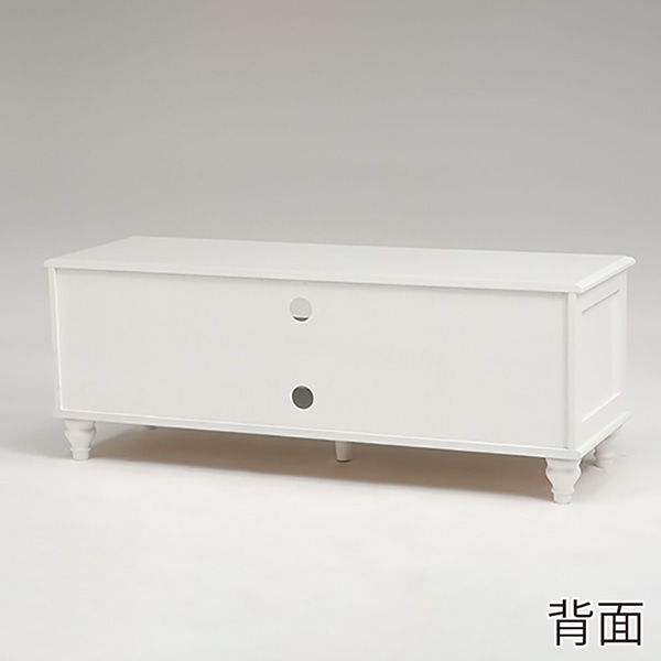 萩原 テレビ台 幅120cm ホワイト MTV-5772WH 1台(ご注文単位1台)【直送品】