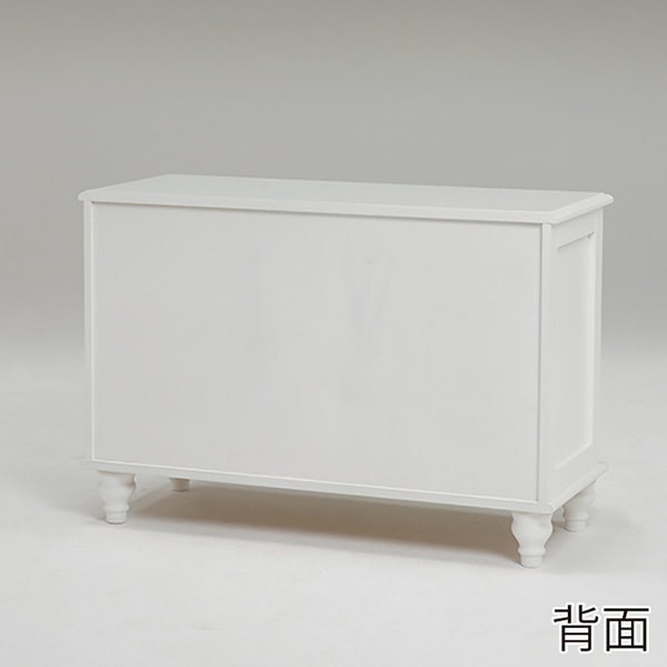 萩原 チェスト 3段6杯 幅88cm ホワイト MBC-5774WH 1台(ご注文単位1台)【直送品】